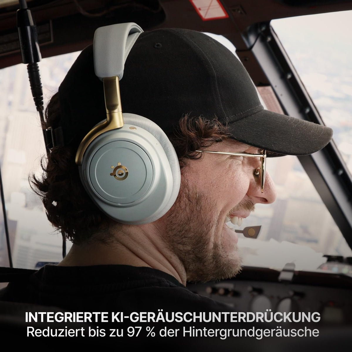 SteelSeries Arctis Nova Elite - Hi-Res Wireless Gaming Headset – 96 kHz/24 Bit – Carbon Fiber – ANC – AI Noise Cancellation – App – 2.4 GHz + BT – Multi-Source Mix – OmniPlay PC+PS+Xbox - Black - 61661