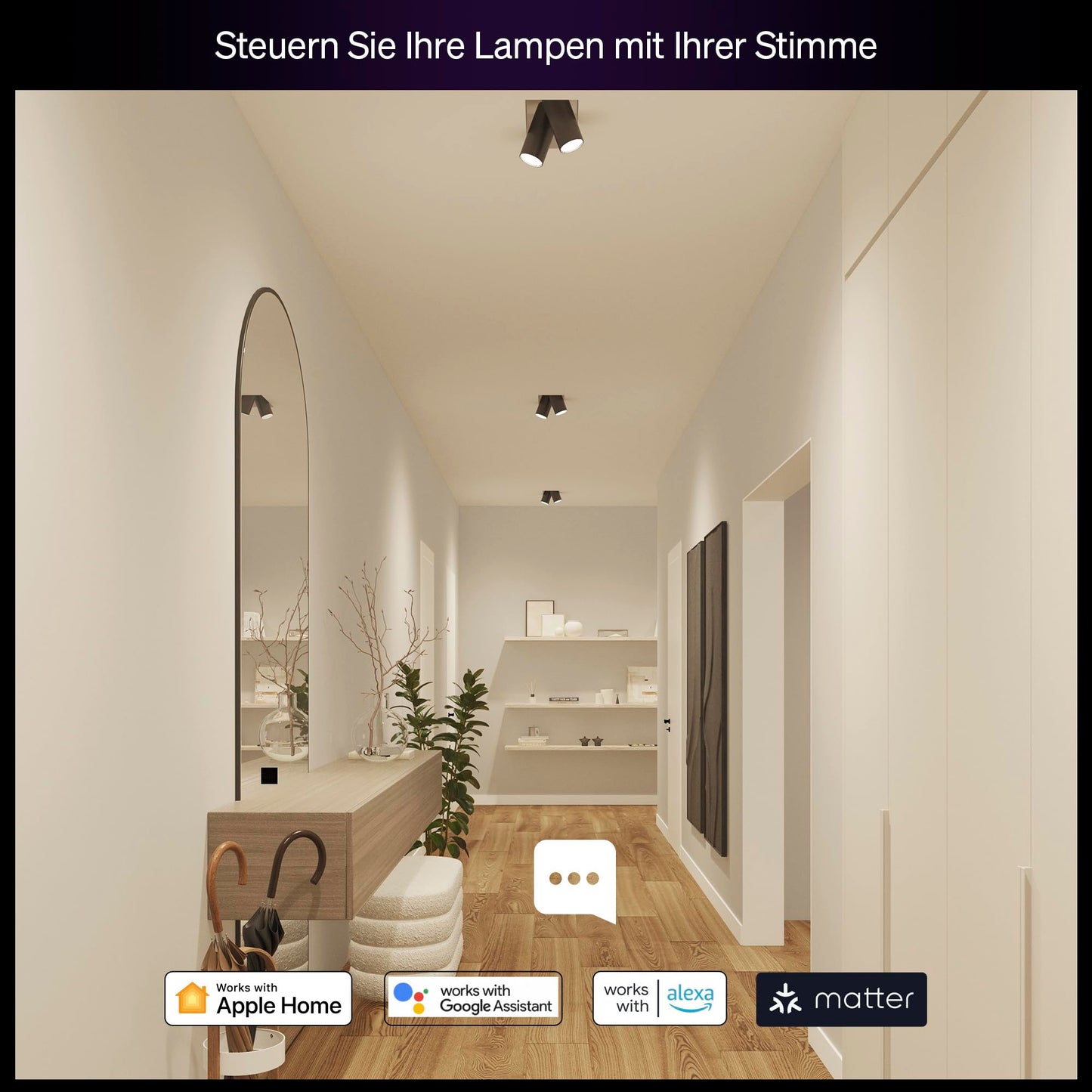 Philips Hue Essential Smart LED GU10 Spotlight, white and colored, 2200K-6500K, 345 lumen energy-saving lamp, dimmable, LED bulb compatible with Alexa, Google Assistant, and Apple Home, pack of 1 - 929004235701