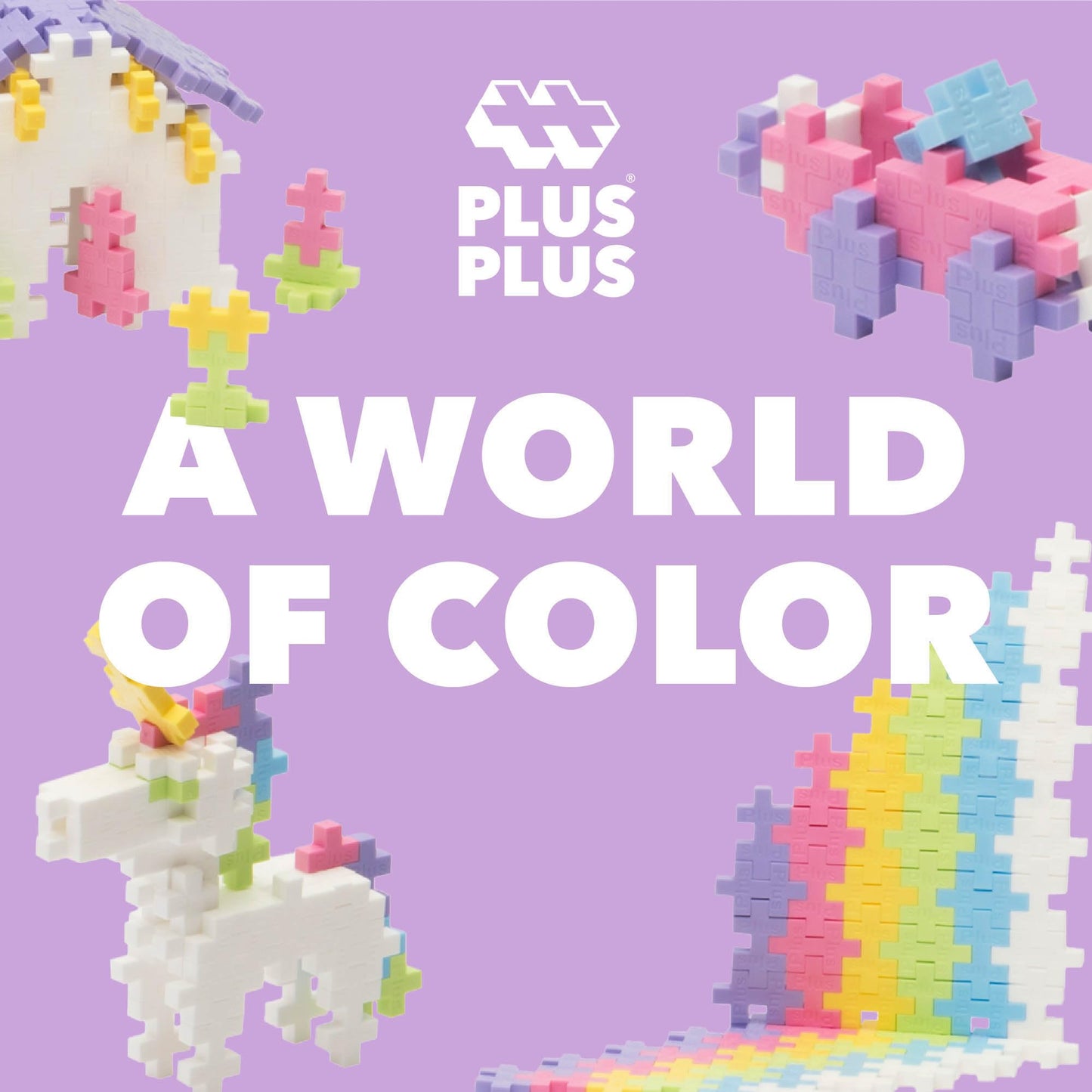 Plus-Plus Mini Pastel 600 pieces, creative building block construction toy child 52132 - 03312