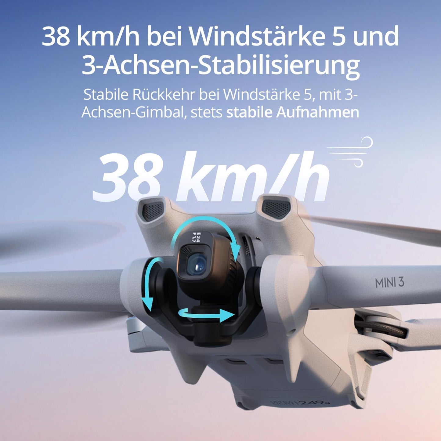 DJI Mini 3 Drohne – Ultraleichte Faltbare 4K HDR Video - 6941565979605