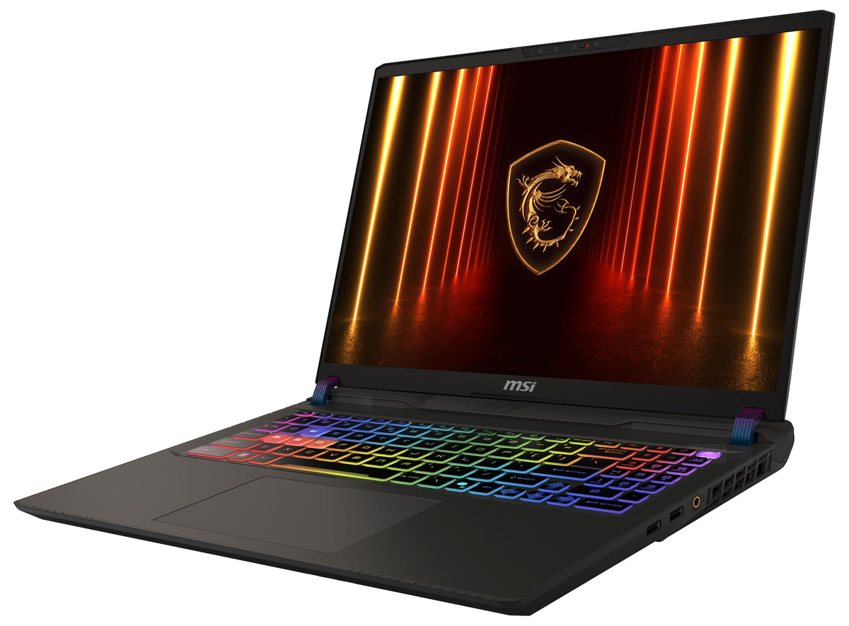 MSI Vector A16 HX, Gaming Laptop, 16" QHD+ 240 Hz Display, AMD Ryzen 7 8840HX, NVIDIA GeForce RTX 5070 Ti, 16 GB DDR5, 1 TB SSD, Windows 11 Home, QWERTZ Keyboard, Cosmos Gray, A8WHG-018 - 0015MM-018