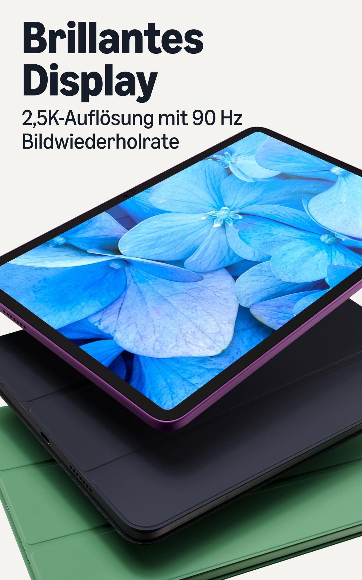 The new Amazon Alexa Tablet 11, 8 GB RAM, 128 GB, brilliant 11-inch display with 2.5K, all-day battery, with Google Play, designed for Alexa+, graphite color. - TR24E7