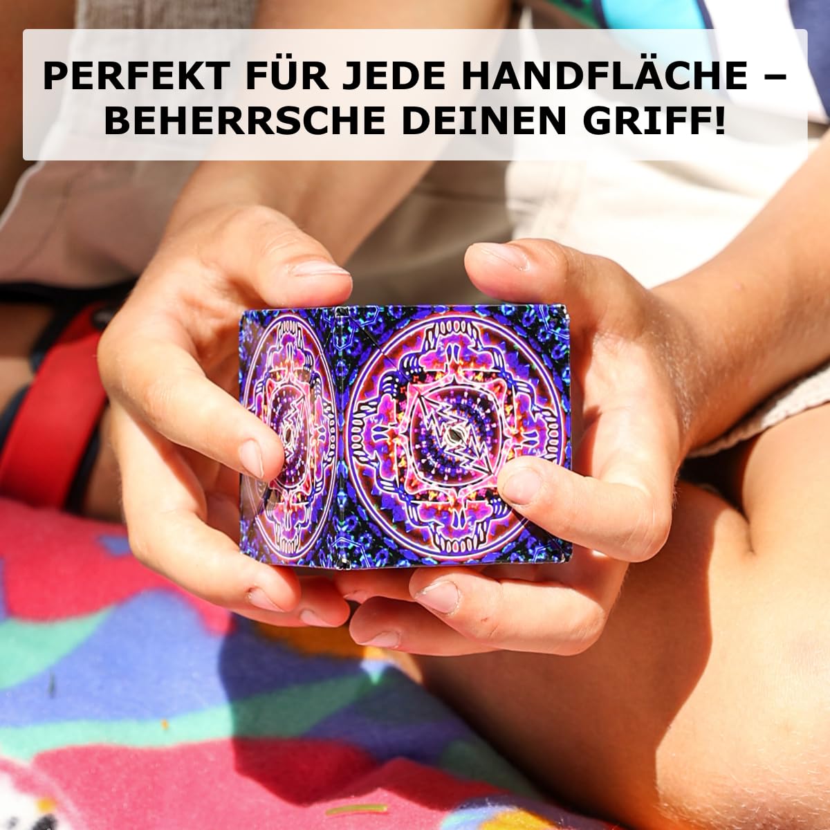 Shashibo Shape Changing Box - Award-winning, patented fidget cube with 36 rare earth magnets - transforms into over 100 shapes (chaos) - Chaos