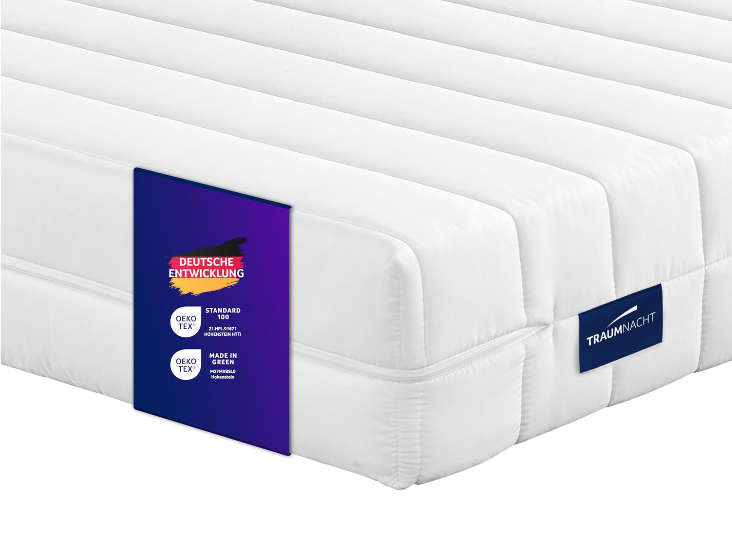 Dream Night Easy Comfort cold foam mattress 120x200 cm | H2 soft | Ergonomic & breathable | Oeko-Tex certified | 13 cm height | Hypoallergenic & Antibacterial | German quality standard - 03892696134
