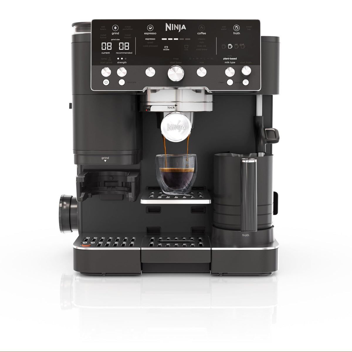 Ninja Luxe Premier 3-in-1-Masina de cafea Negru de miezul nopții ES601EUBK