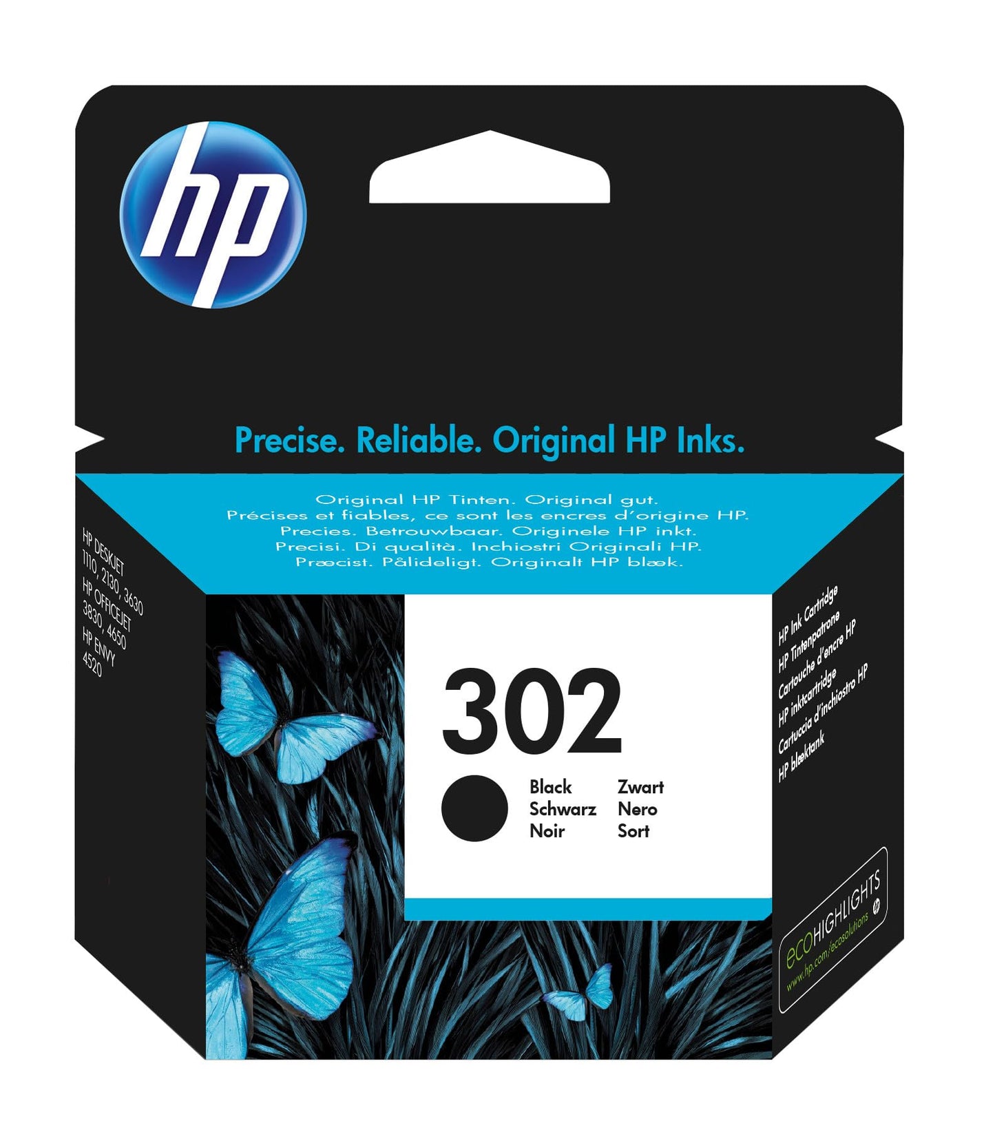 HP 302 Black (F6U66AE)