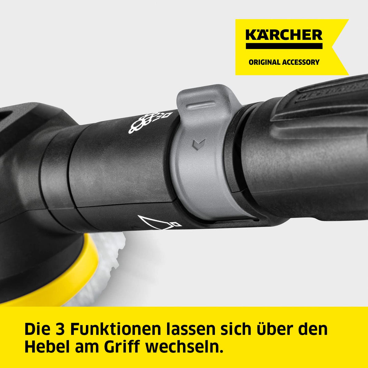 Kärcher Original Wash Brush WB 7 Plus, 3-in-1 Wash Brush - 2.644-374.0
