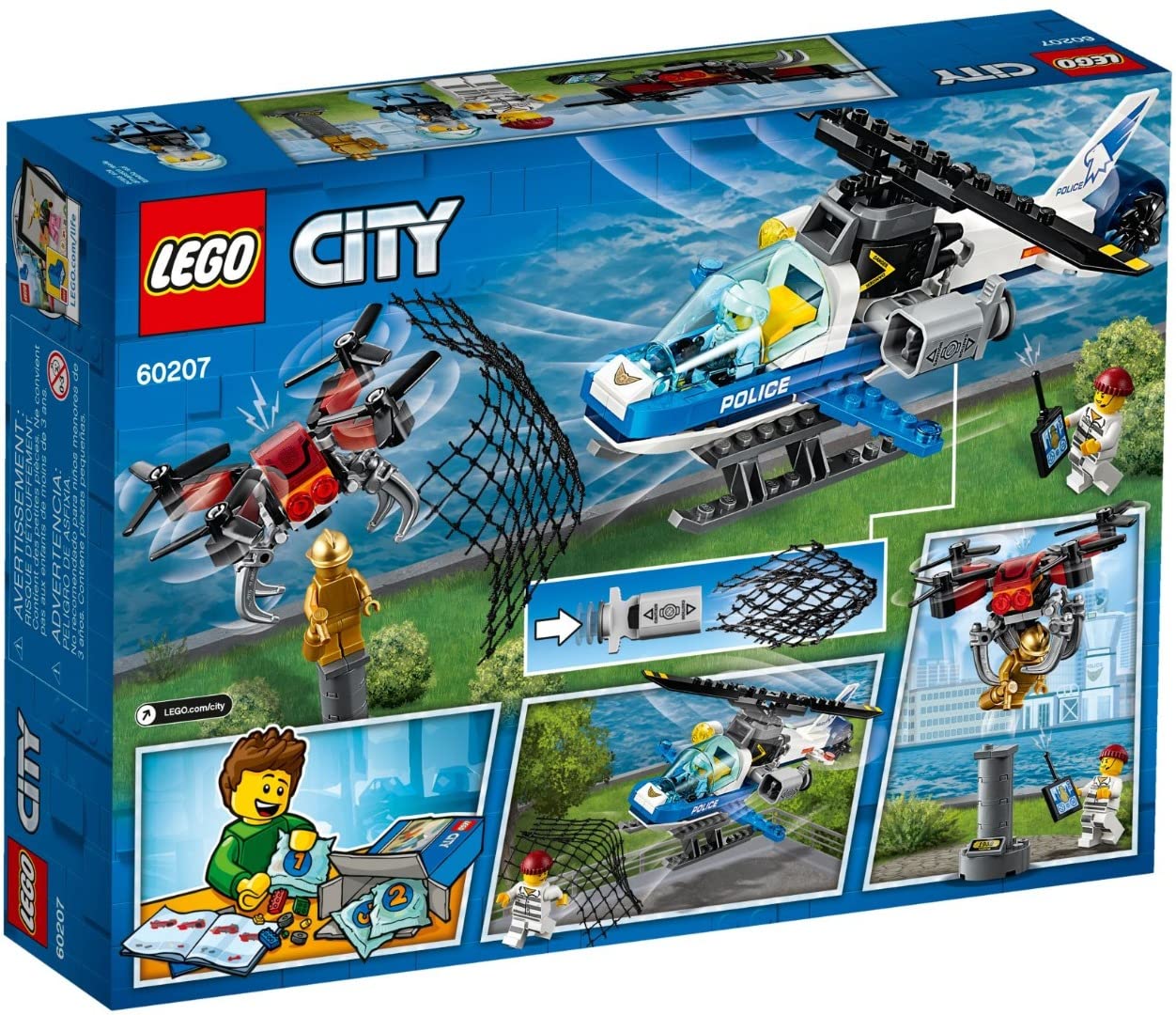 City Lego Sky Police Drone Chase 60207 Building Set, New 2019 (192 Pieces) - 6251533