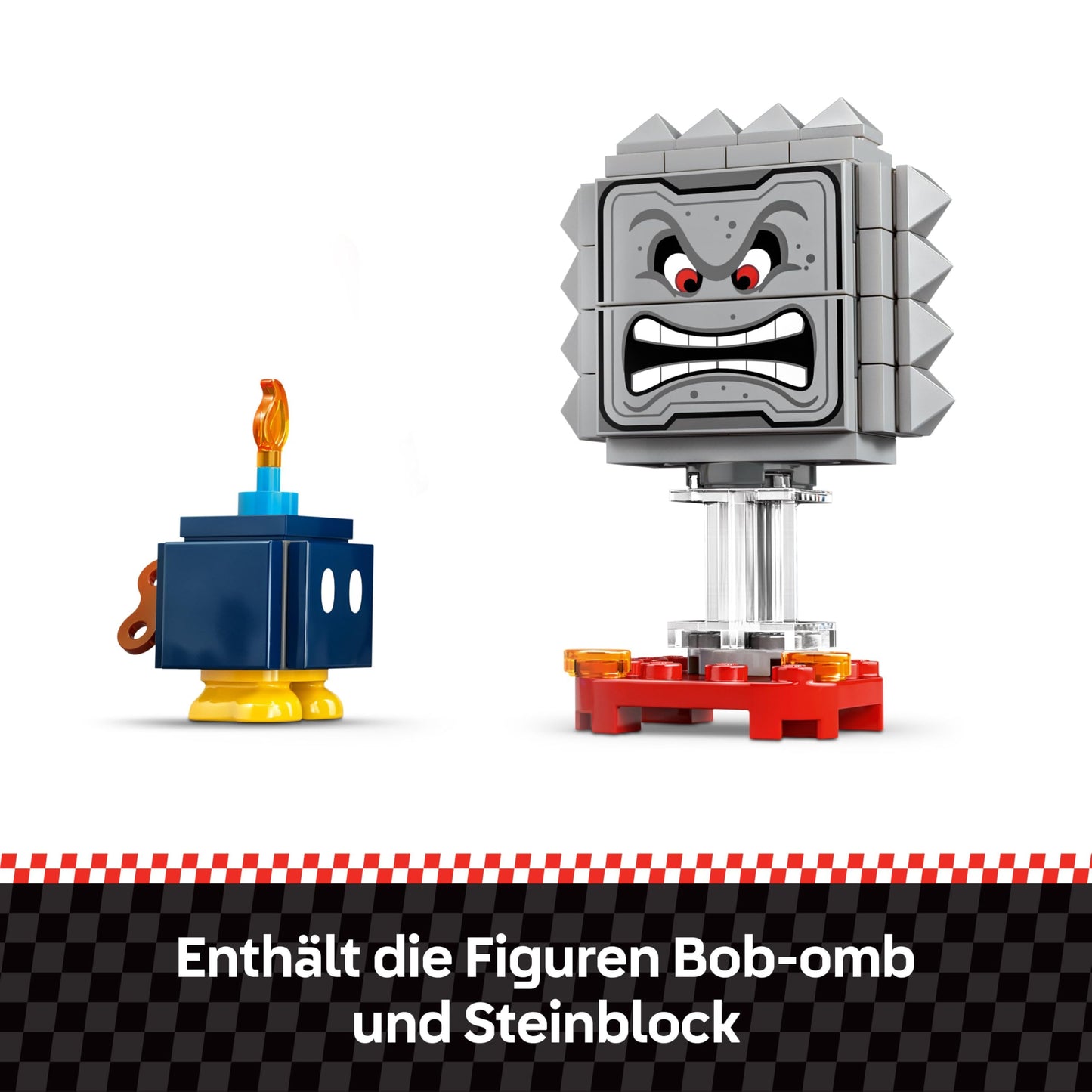 LEGO Mario Kart - Interactive Mario & Standard Kart - Nintendo Toy - Game Race Track with Car, 3 Figures, Podium & Barriers - Gamer Gift for Boys & Girls from 7 Years - 72043
