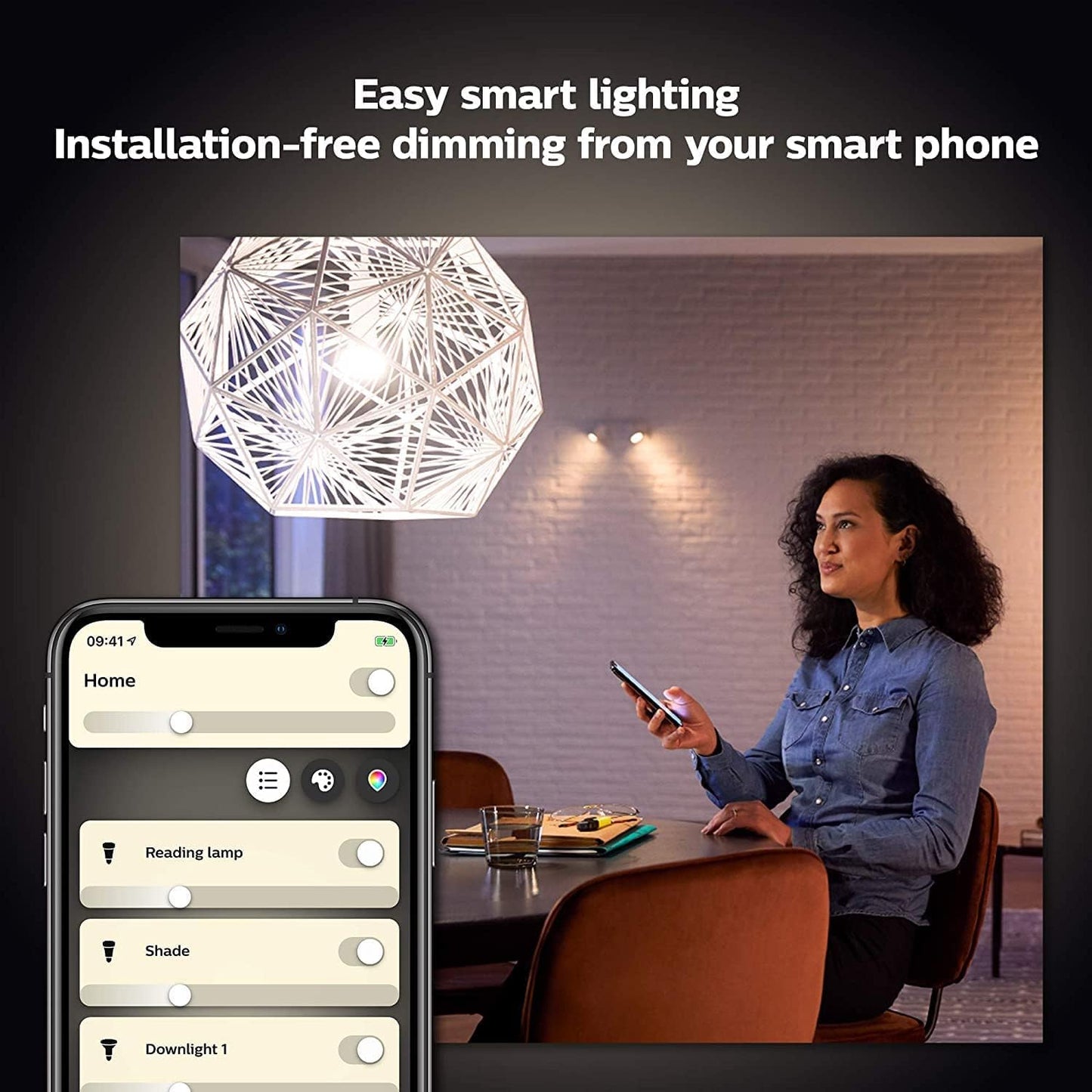 Philips Hue White E27 Pack of 2 929001821623