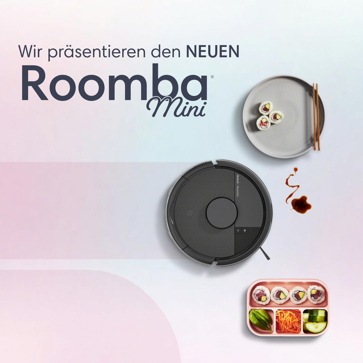iRobot Roomba Mini Vacuum Robot with Mopping Function, AutoEmpty Base, LiDAR - F155040