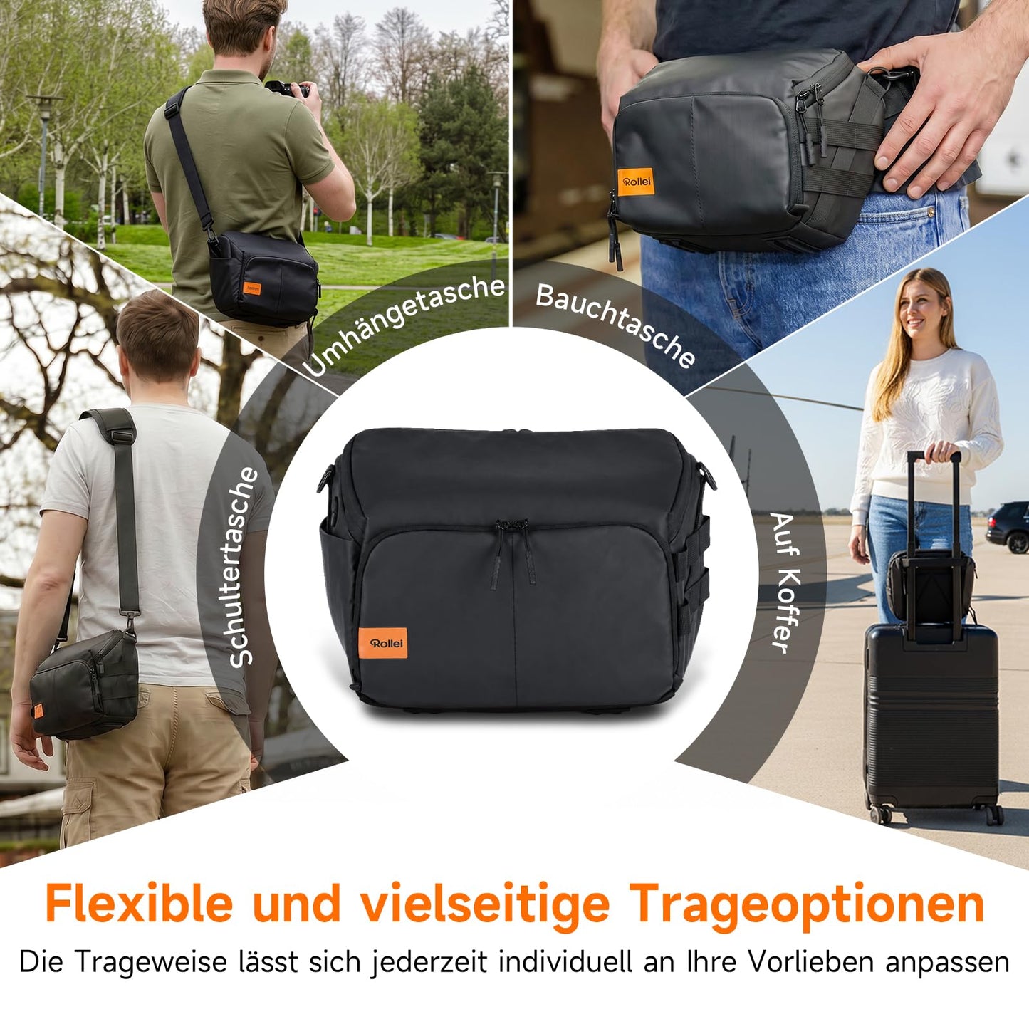 Camera bag, Rollei Fotoliner Ocean Bag M camera bag medium photo bag - 27524