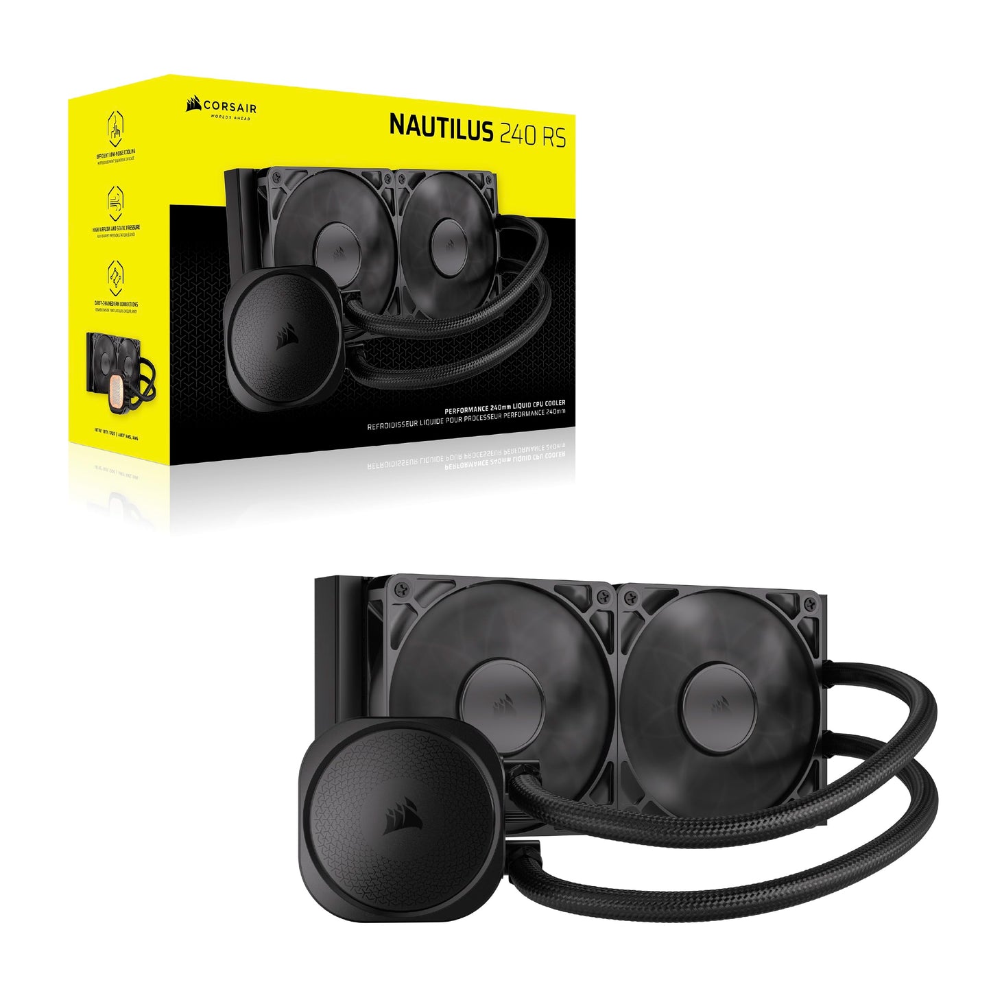 Corsair Nautilus 240 RS CPU Liquid Cooler - CW-9060088-WW