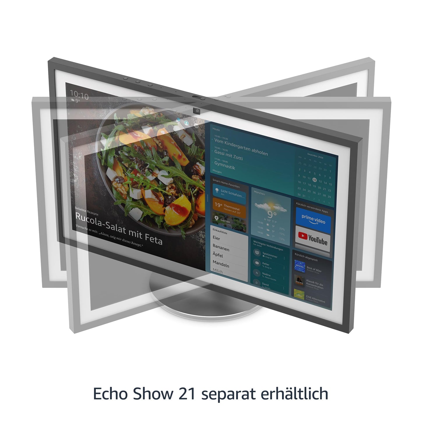 Amazon Premium Adjustable Stand | For Amazon Echo Show 21 (sold separately) - 53-100394