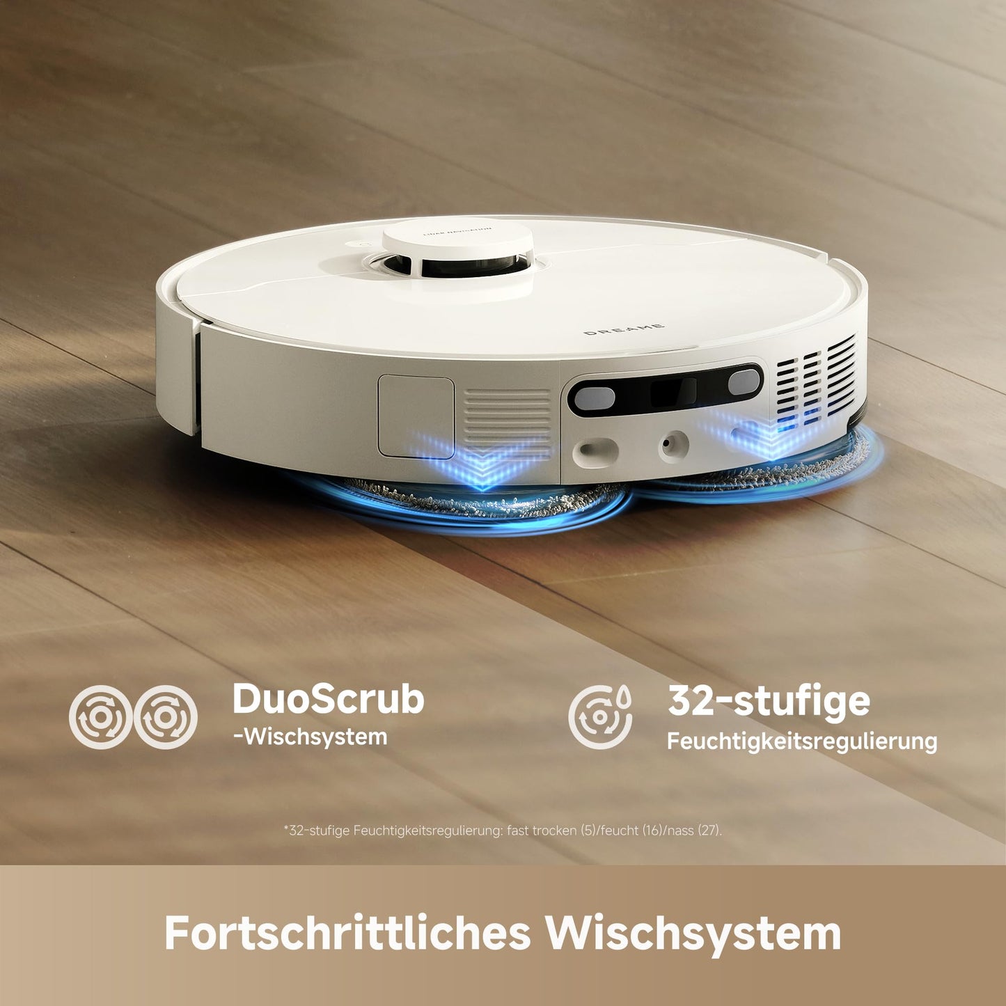 DREAME L10s Ultra Gen 3 Kit robot vacuum cleaner with mopping function with a suction power of 25,000 Pa, extendable side brush and mop, self-cleaning all-in-one docking station, control via app and voice - RLL53SE