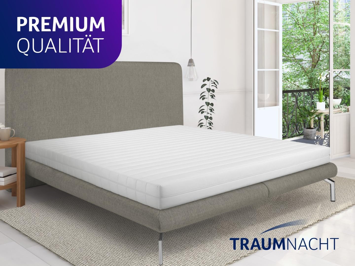 Dream Night Easy Comfort Duo cold foam mattress 140x200 cm | H2 & H3 | Ergonomic & breathable | Oeko-Tex certified | 13 cm height | Hypoallergenic & Antibacterial | German quality standard - 03899930143
