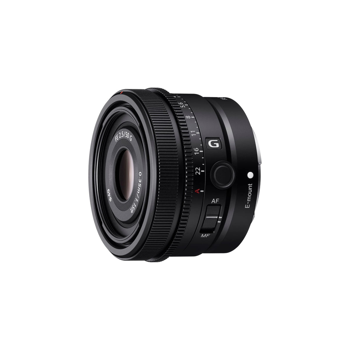Sony FE 50mm F2.5 G Lens (SEL50F25G, Full Frame, Prime Lens, G Series, E-Mount, Compact & Lightweight, Ideal for Portraits & Street Photography, Compatible with Sony Alpha A7 Series, A6000 Series & ZV-E10) - SEL50F25G.SYX