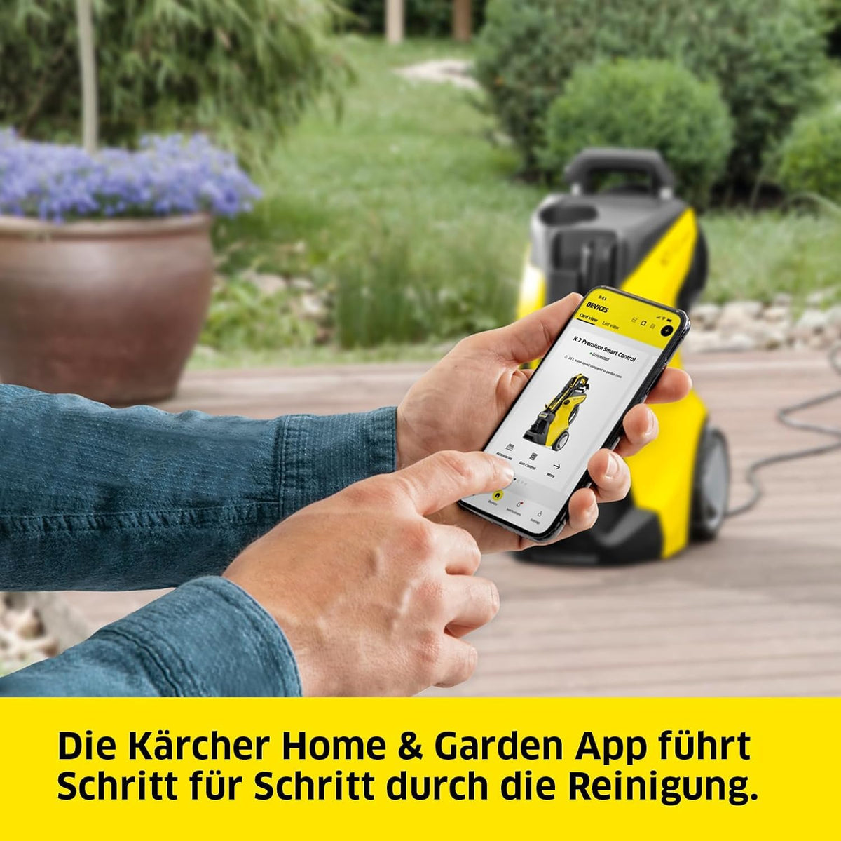 Kärcher High Pressure Cleaner K 5 Power Control, Pressure: max. 145 bar - 1.324-550.0