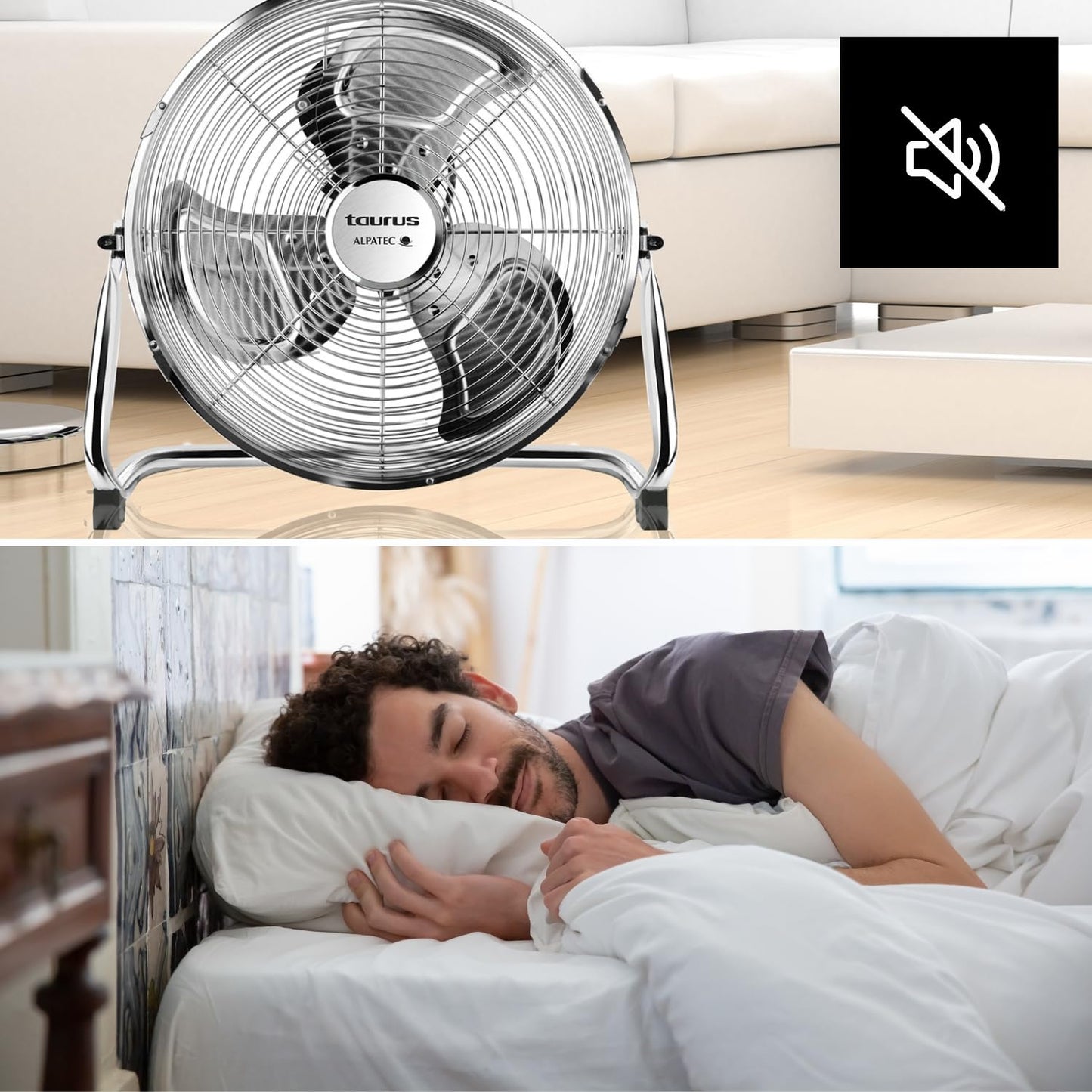 Taurus fan | Alpatec SIROCCO 18 | 120W | 45cm diameter | chrome - 944656000