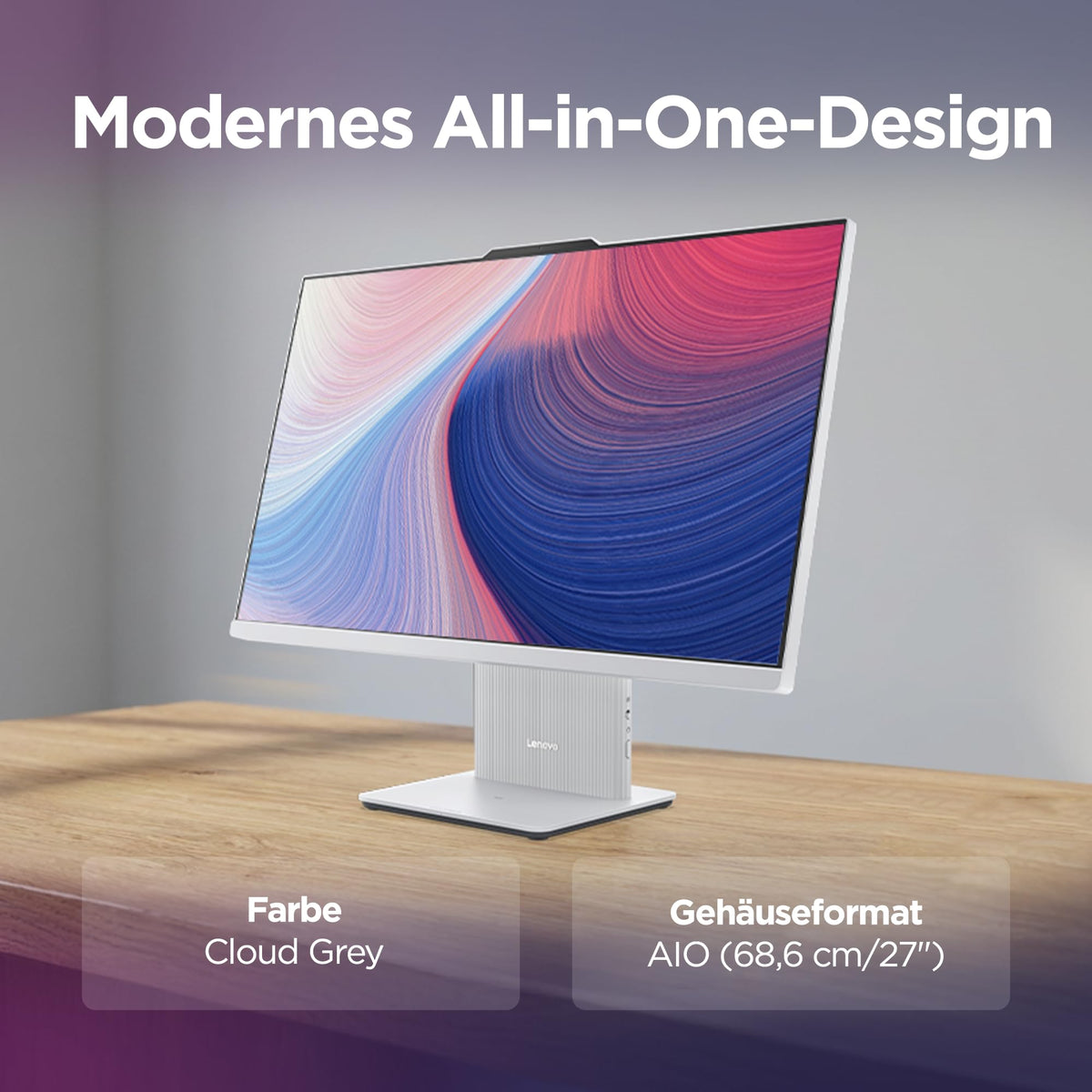 Lenovo IdeaCentre All-In-One | 27" QHD Display | Intel Ultra 7 | 16GB | 512GB - F0JJ002FGE
