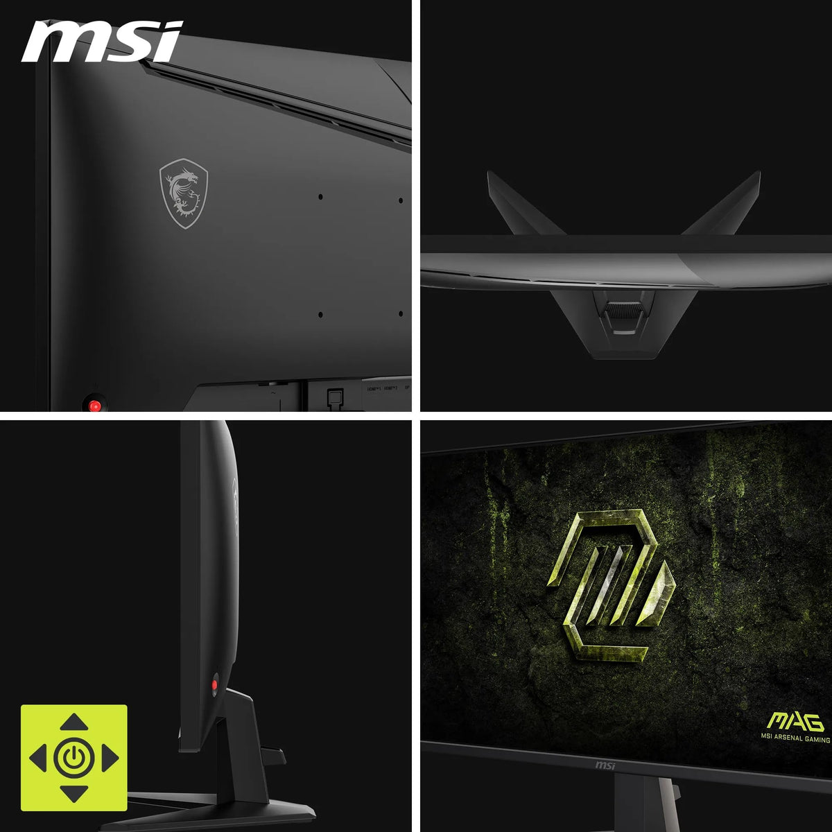 MSI MAG 275QFA E20 – 27″ WQHD Rapid IPS, 200 Hz, 0,5 ms. Cu HDR, compatibilitate G-SYNC, AMD FreeSync Premium, AI Vision, Eye Care, HDMI 2.0b, DP 1.4a și design fără margini în negru. - 4711377398855