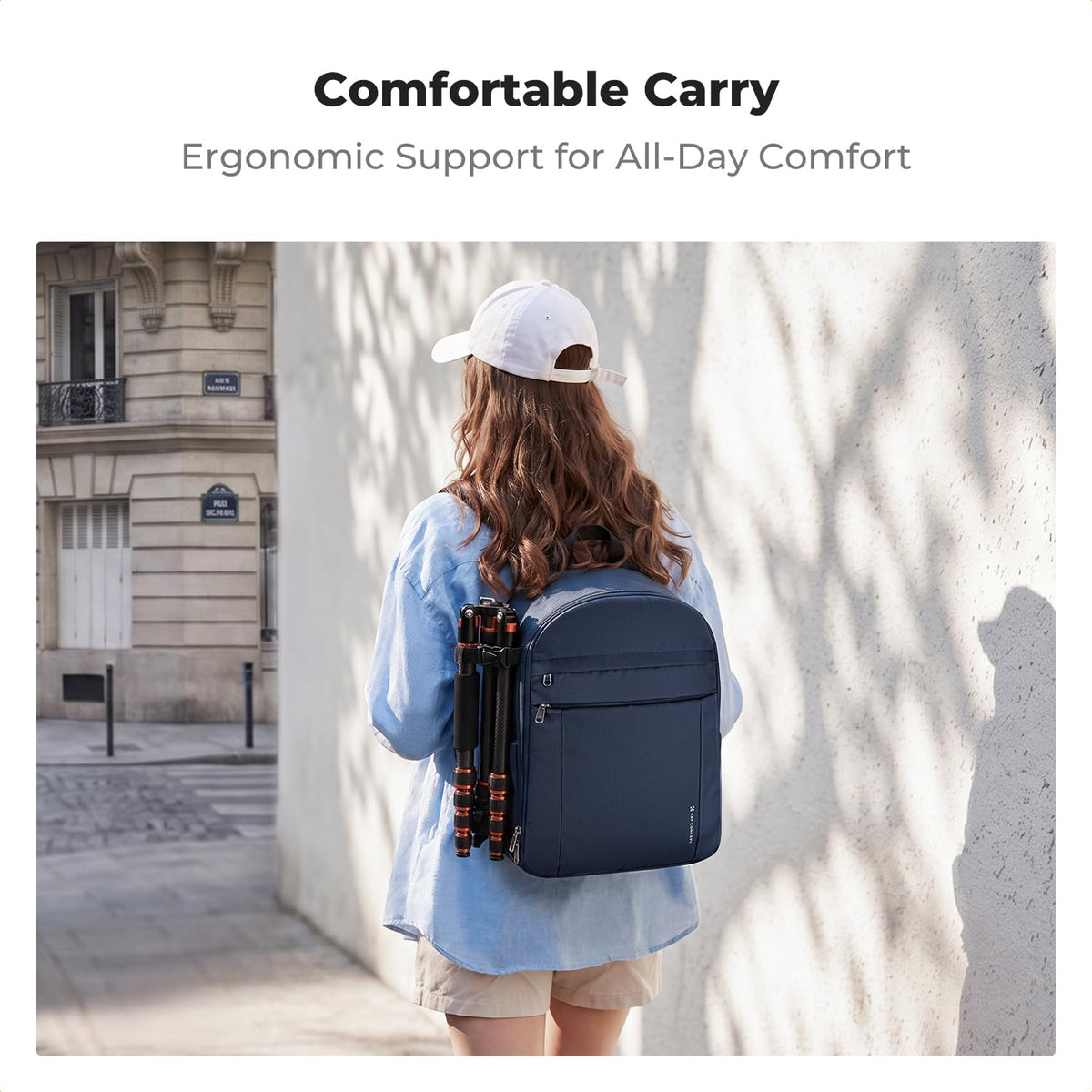 K&F CONCEPT camera backpack photo backpack compact & lightweight with rain cover - KF13.223V7