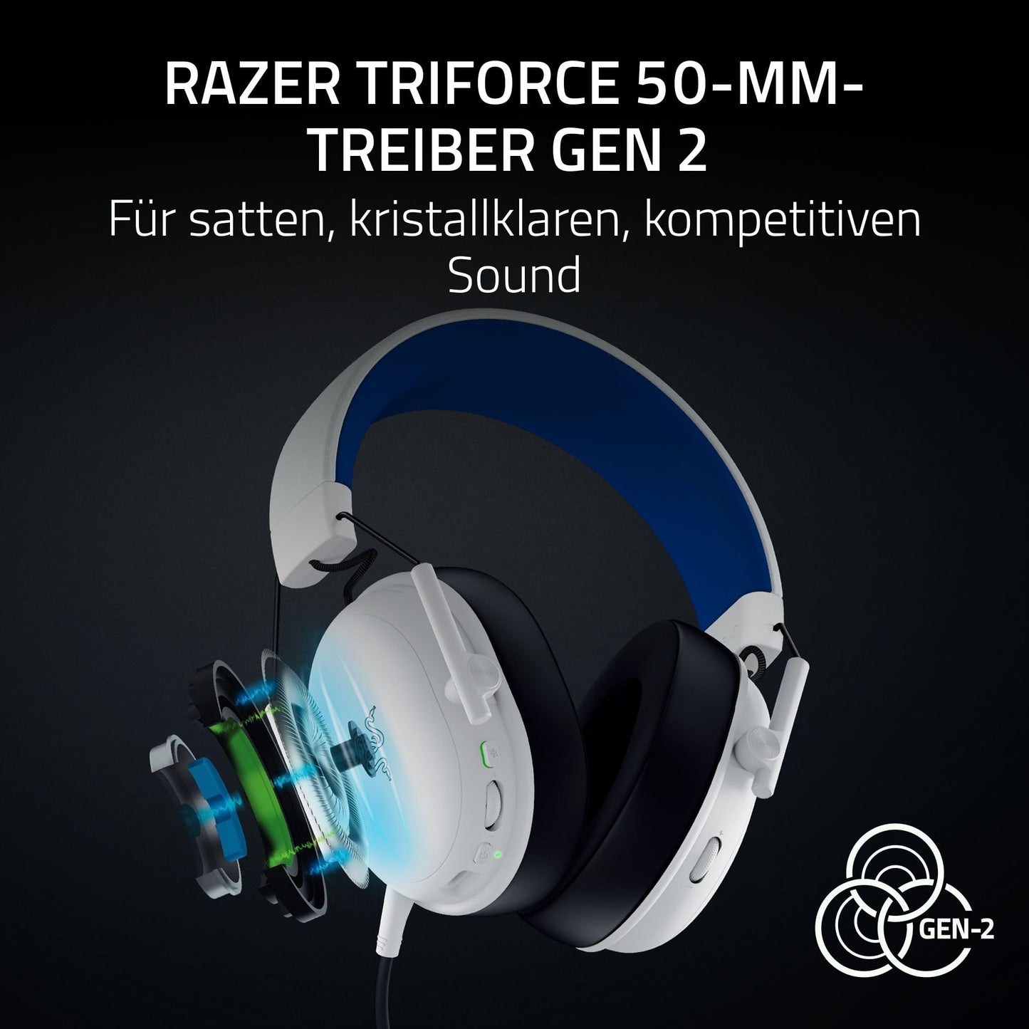 Razer BlackShark V3 White - RZ04-05420500-R3G1