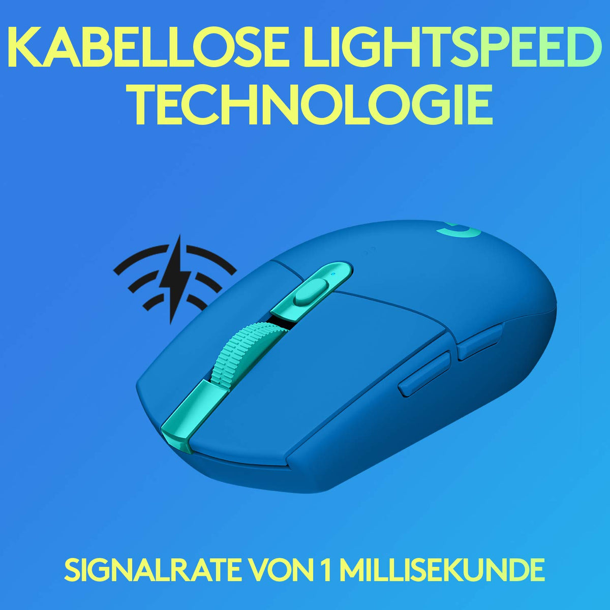 Mouse de gaming wireless Logitech G G305 LIGHTSPEED cu senzor Hero 12K DPI - 910-006015