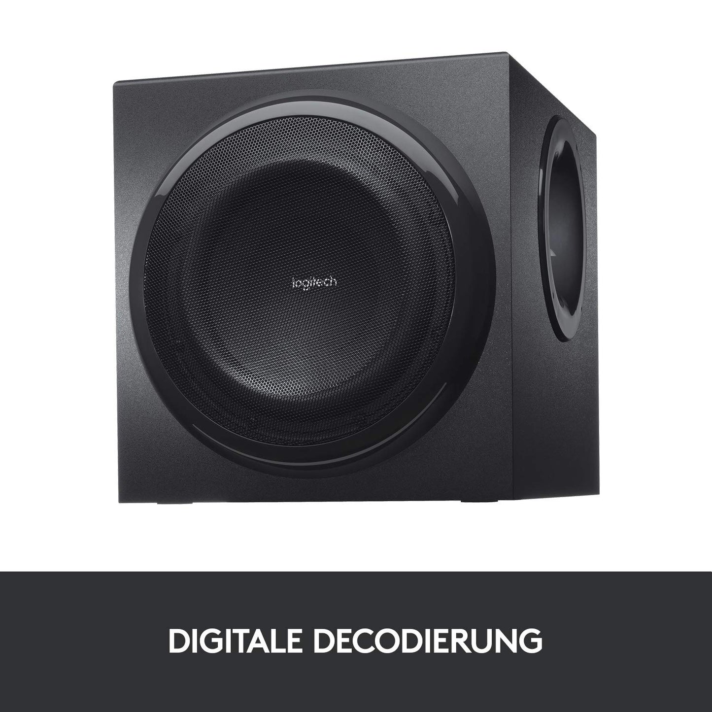 Logitech Z906 5.1 Sound System, speakers with 1000 watt surround sound, THX, multiple audio inputs, remote control, EU plug, PC/PS4/Xbox/stereo system/TV/smartphone/tablet - black - 980-000468