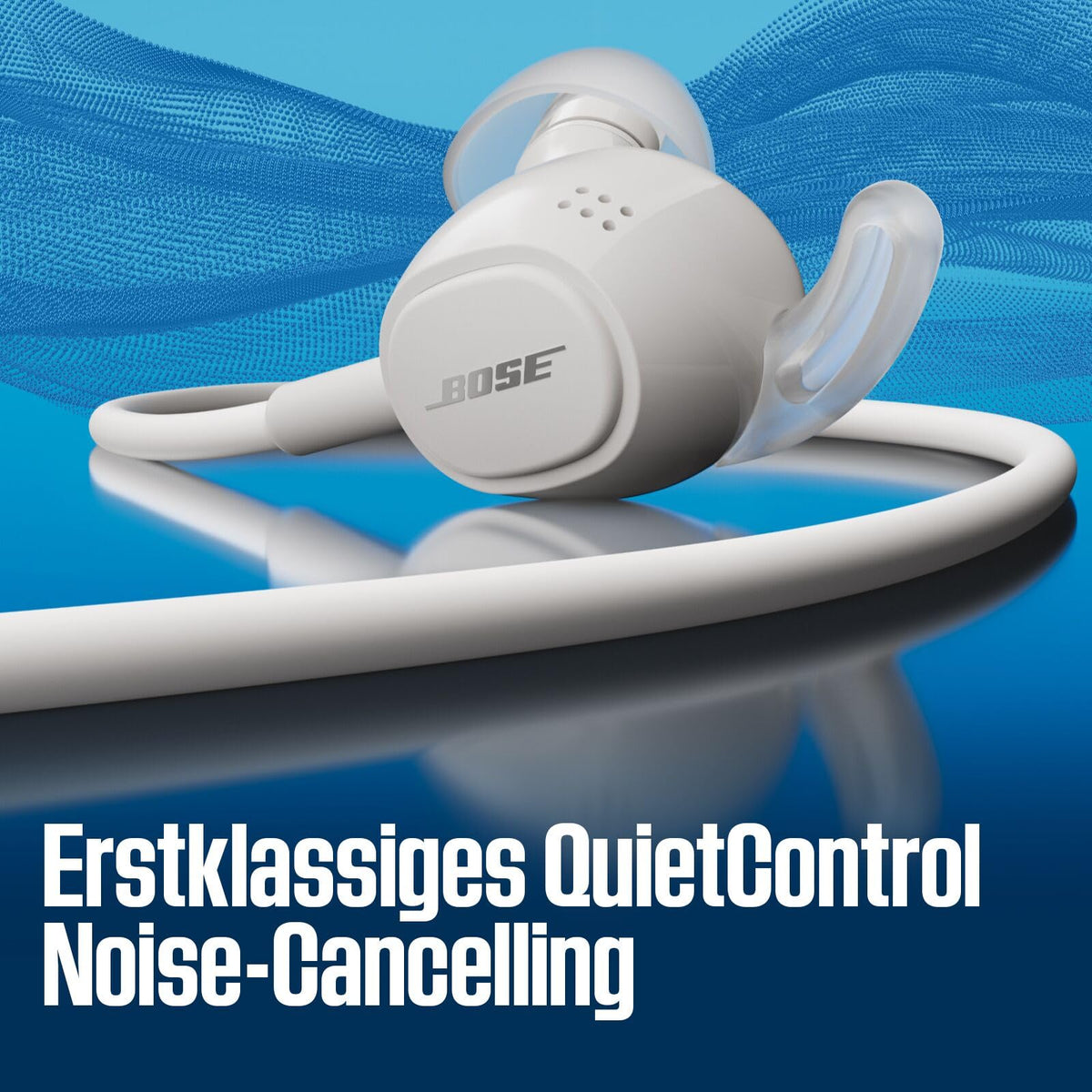Bose wired Noise-Cancelling Earbuds – In-ear headphones, USB-C connection, with carrying case, remote control, and microphone on the cable, Dewdrop Mint. - 906940-0030