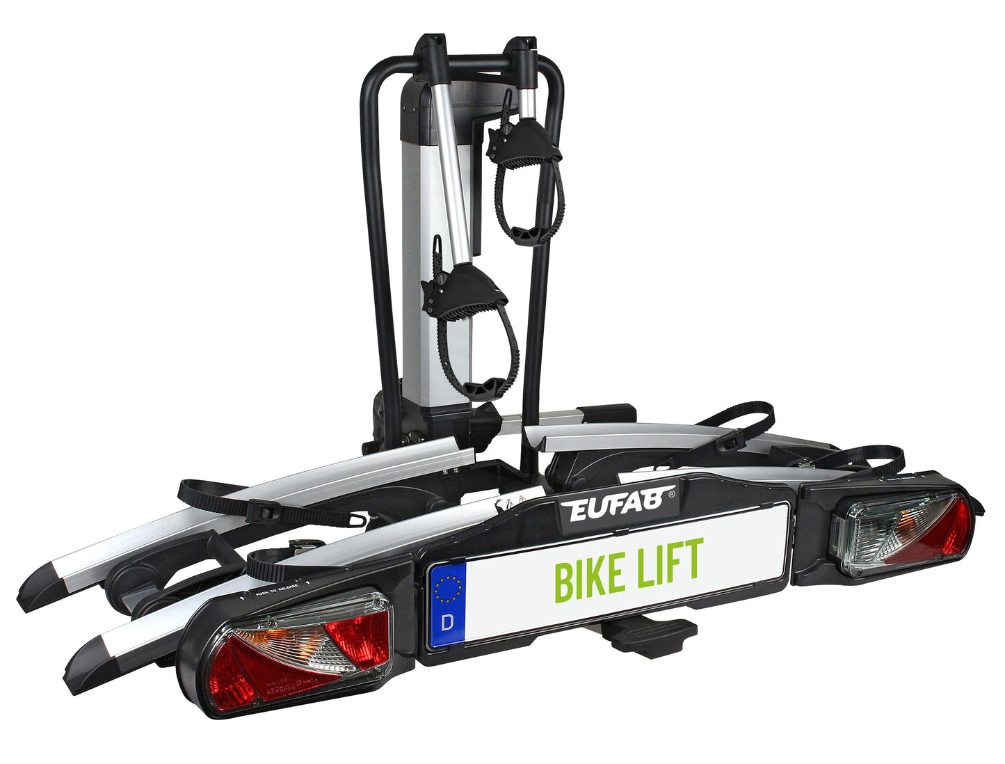 EUFAB 11554 bicycle carrier for the towbar