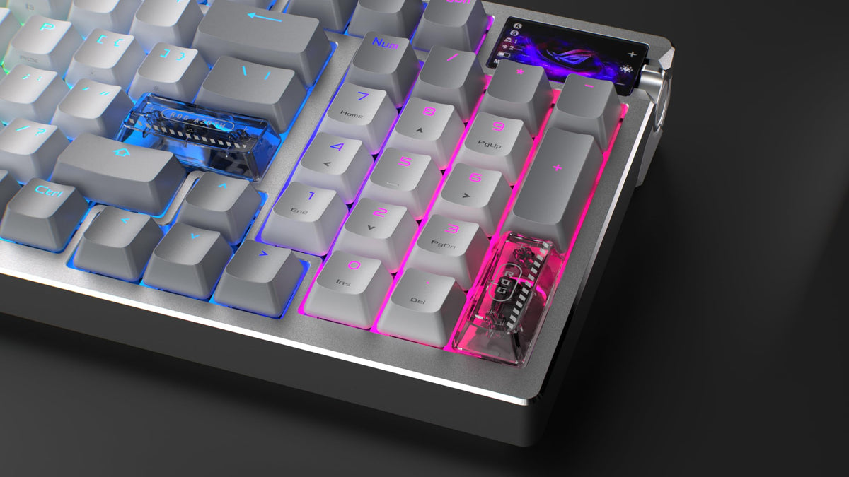 ASUS ROG Azoth 96 HE White Analog Gaming Keyboard - 90MP040H-BKDA30