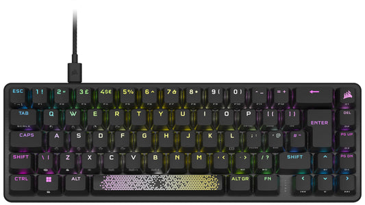 Corsair K65 PRO Mini RGB 65% Optical Mechanical Gaming Keyboard - Black - CH-91A401A-DE