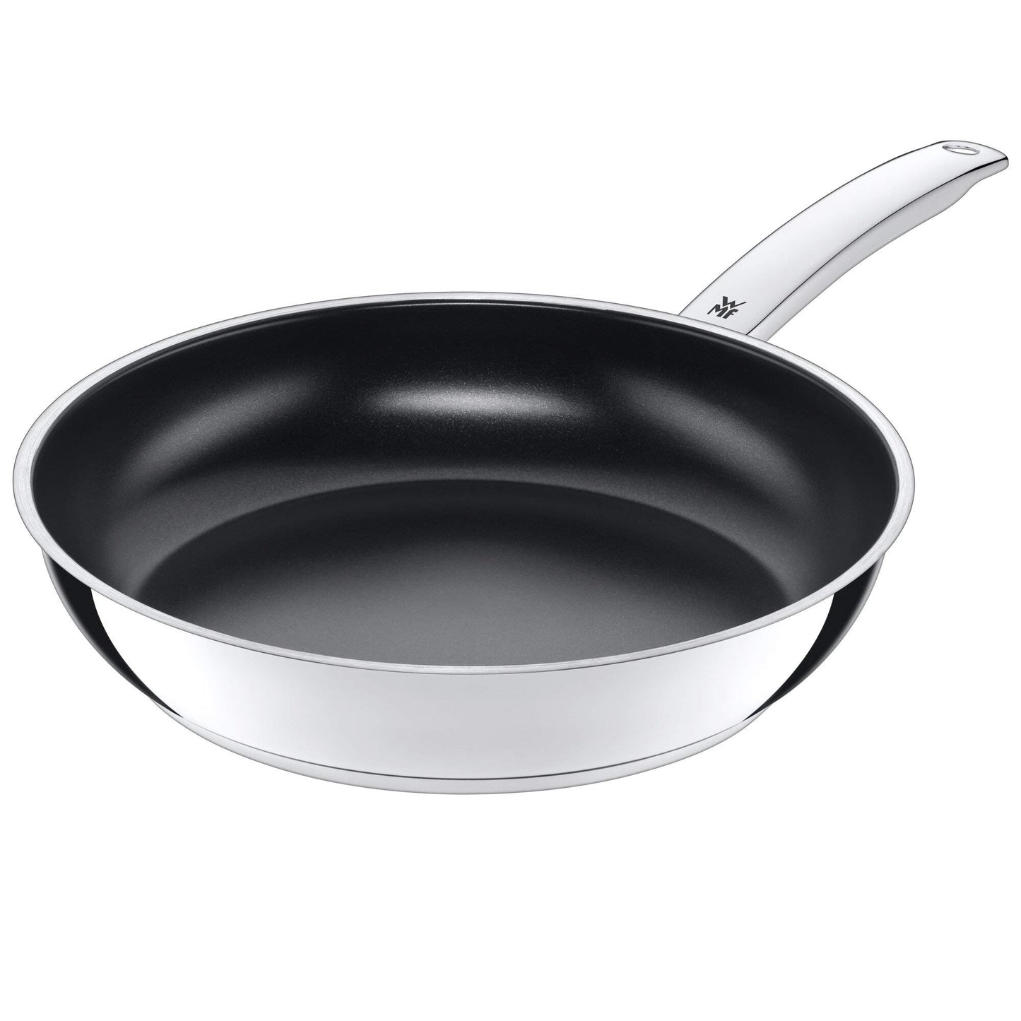 WMF Durado frying pan 28 cm, stainless steel pan induction non-stick coating, suitable for all types of stoves, energy saving, ceramic coating, oven safe up to 260 degrees - 0748286021