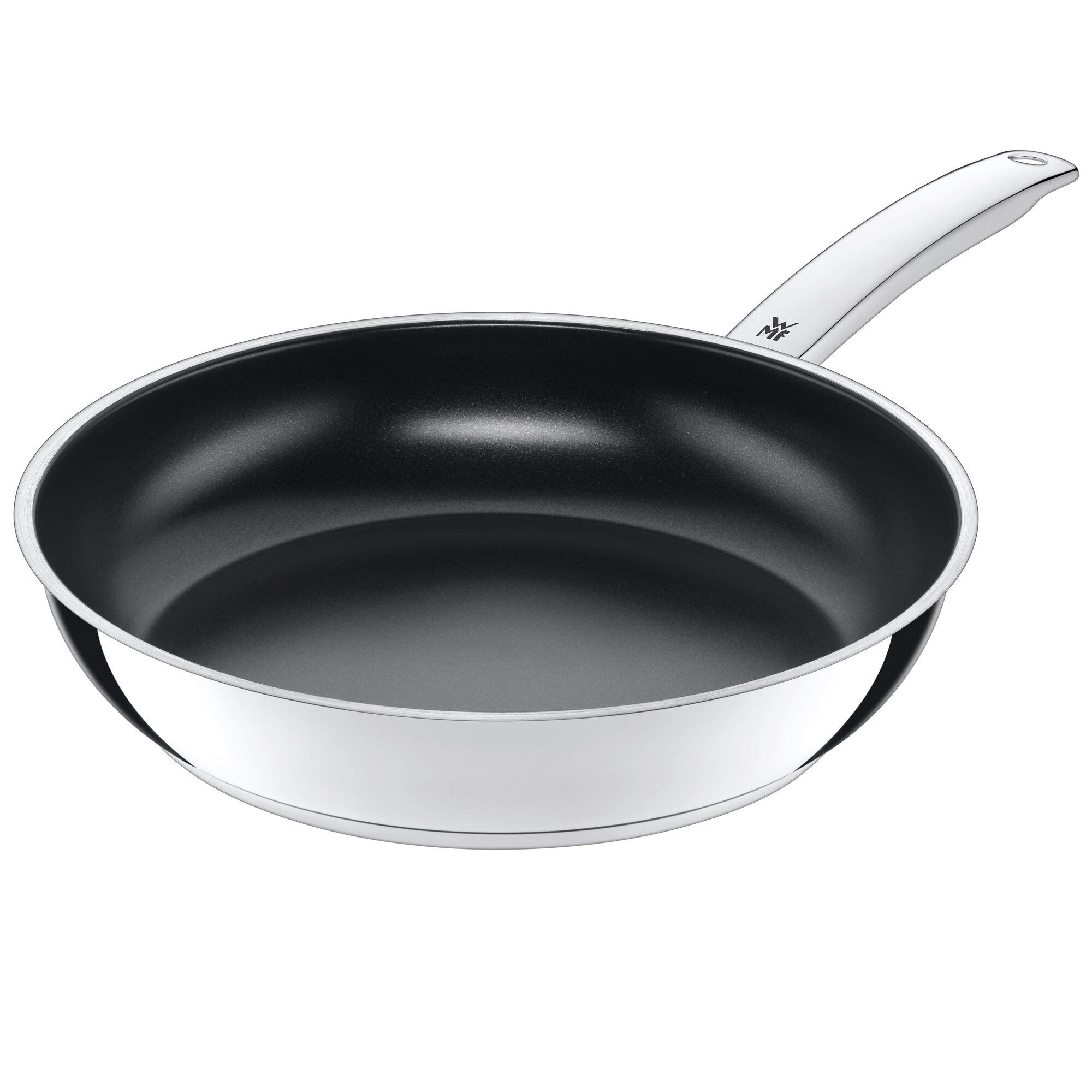 WMF Durado frying pan 28 cm, stainless steel pan induction non-stick coating, suitable for all types of stoves, energy saving, ceramic coating, oven safe up to 260 degrees - 0748286021