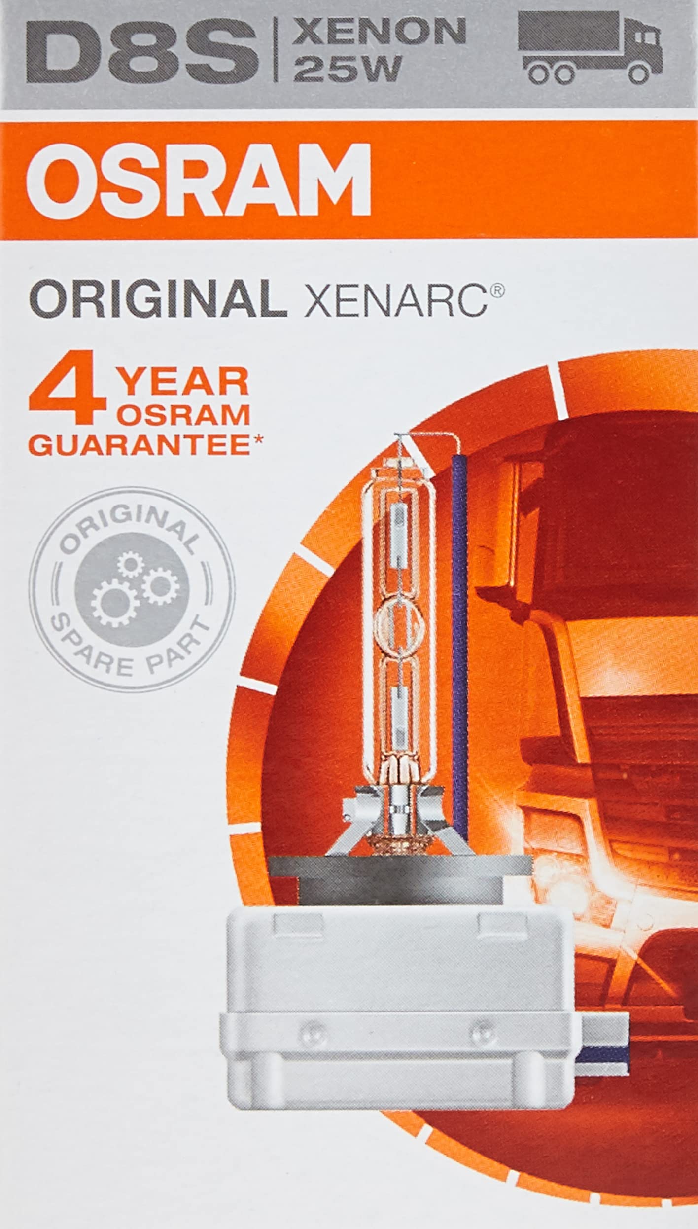 Osram 66548 XENARC Frontscheinwerfer D8S, 1er Faltschachtel, Hellblau (Packung mit 2) - ZOXD8S
