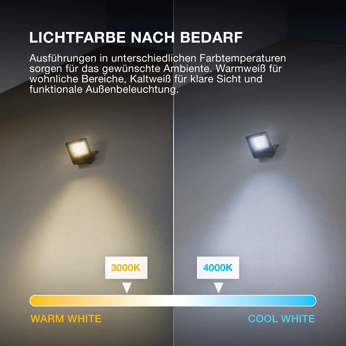 Osram ENDURA FLOOD PC LED Floodlight 50W 4000K Gray - 4099854486104