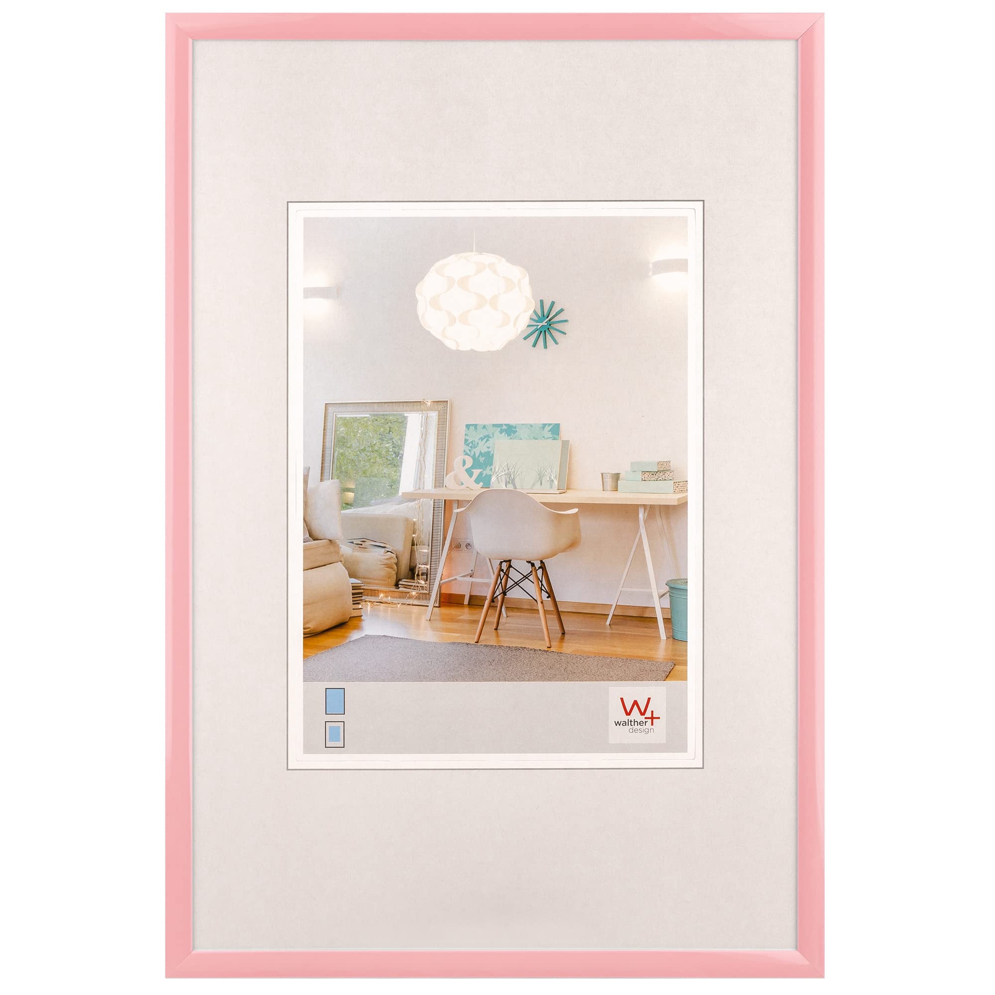 walther design picture frame pink 40 x 50 cm New Lifestyle plastic frame KV050Q