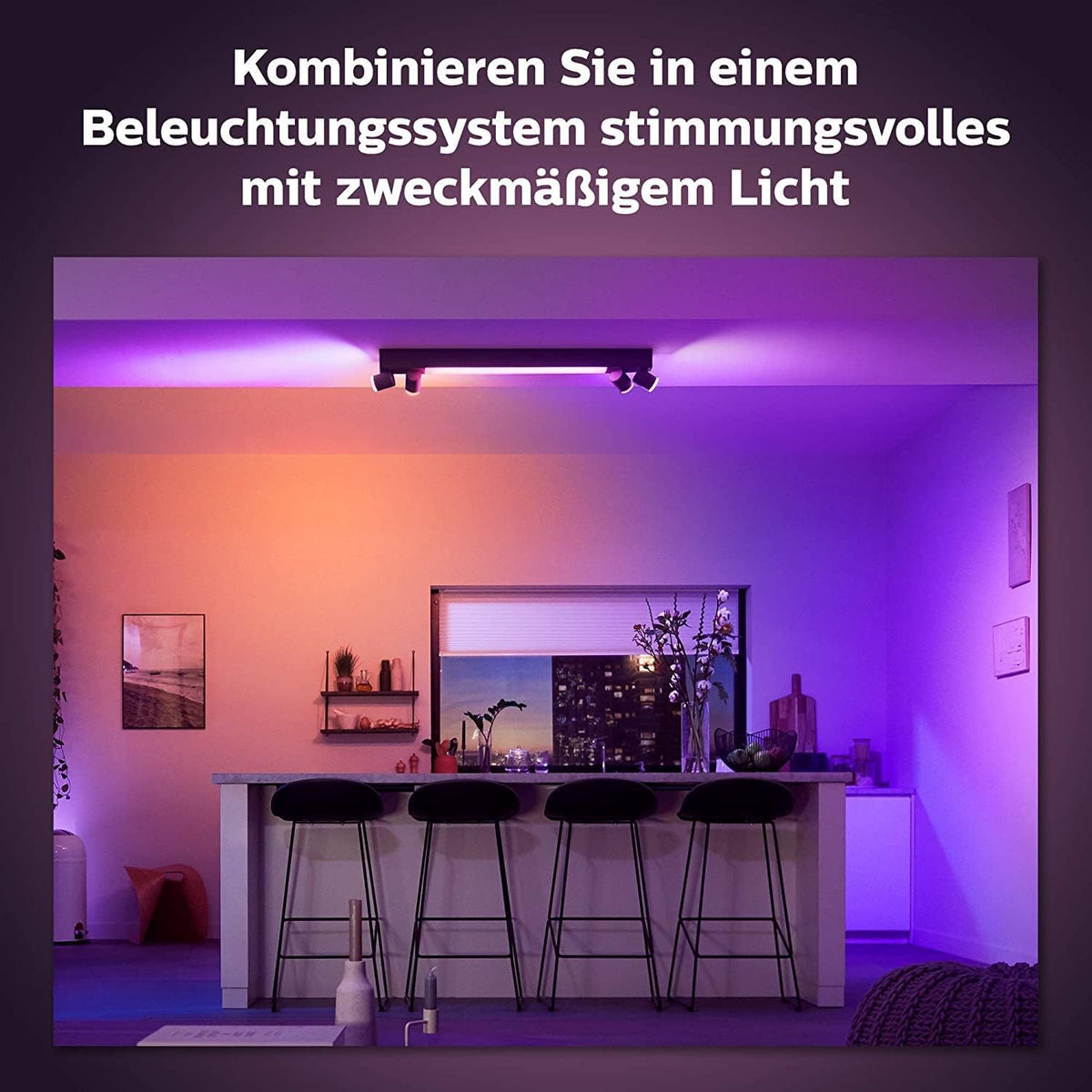 Philips Hue Centris 4 Spotleuchte, iluminat interior, alb - 8720169318618