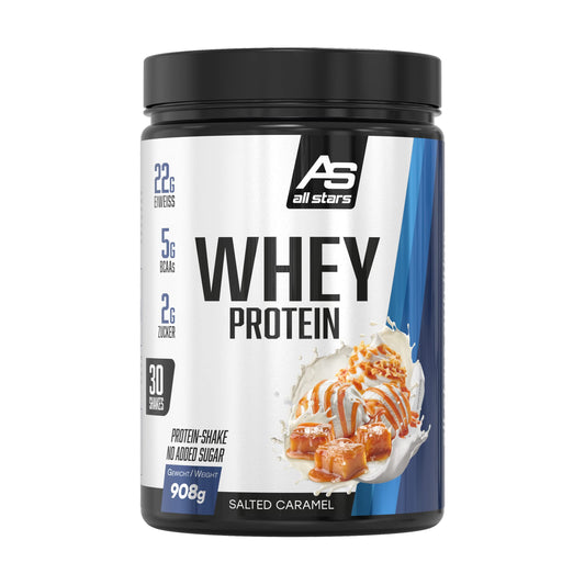ALL STARS 100% Whey Protein Powder 908g Salted Caramel - 1274