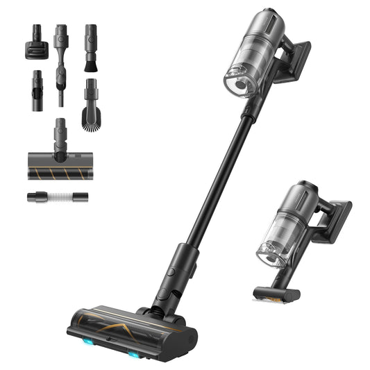 dreame Z30 Wireless Canister Vacuum Cleaner, 28,000PA / 310 AW Suction Power, 90 min Max Cleaning Time, Dust Reveal Technology, Pet Hair Removal Tool, Multi-Surface Suction Power, Dirt Detection - VZV17A