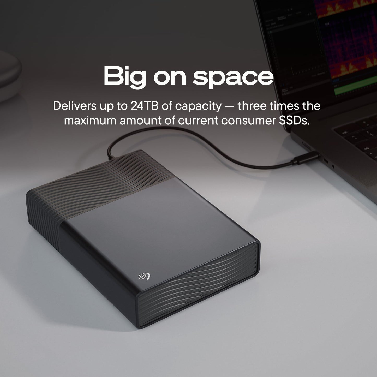 Seagate One Touch Desktop 8TB, Portable External Hard Drive, USB-C Powered 3.5 Inch, USB 3.0, PC & Notebook, Incl. Data Rescue Service (STNB8000400)