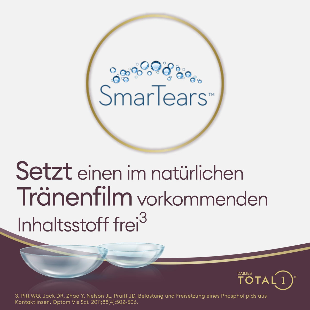 Dailies Total 1 Contact Lenses | soft | 90 pcs | -04.75 dpt - 10075073