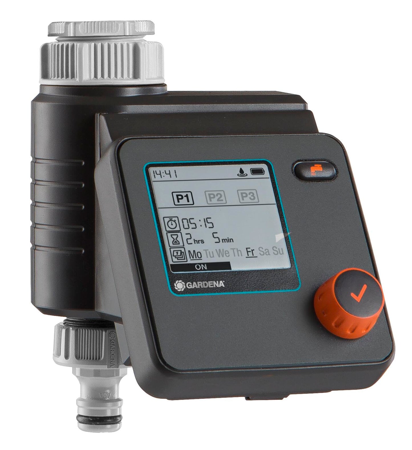 Gardena irrigation control Select: Automatic and time-saving irrigation, flexible irrigation thanks to 3 schedules, Water Now function (1891-20)