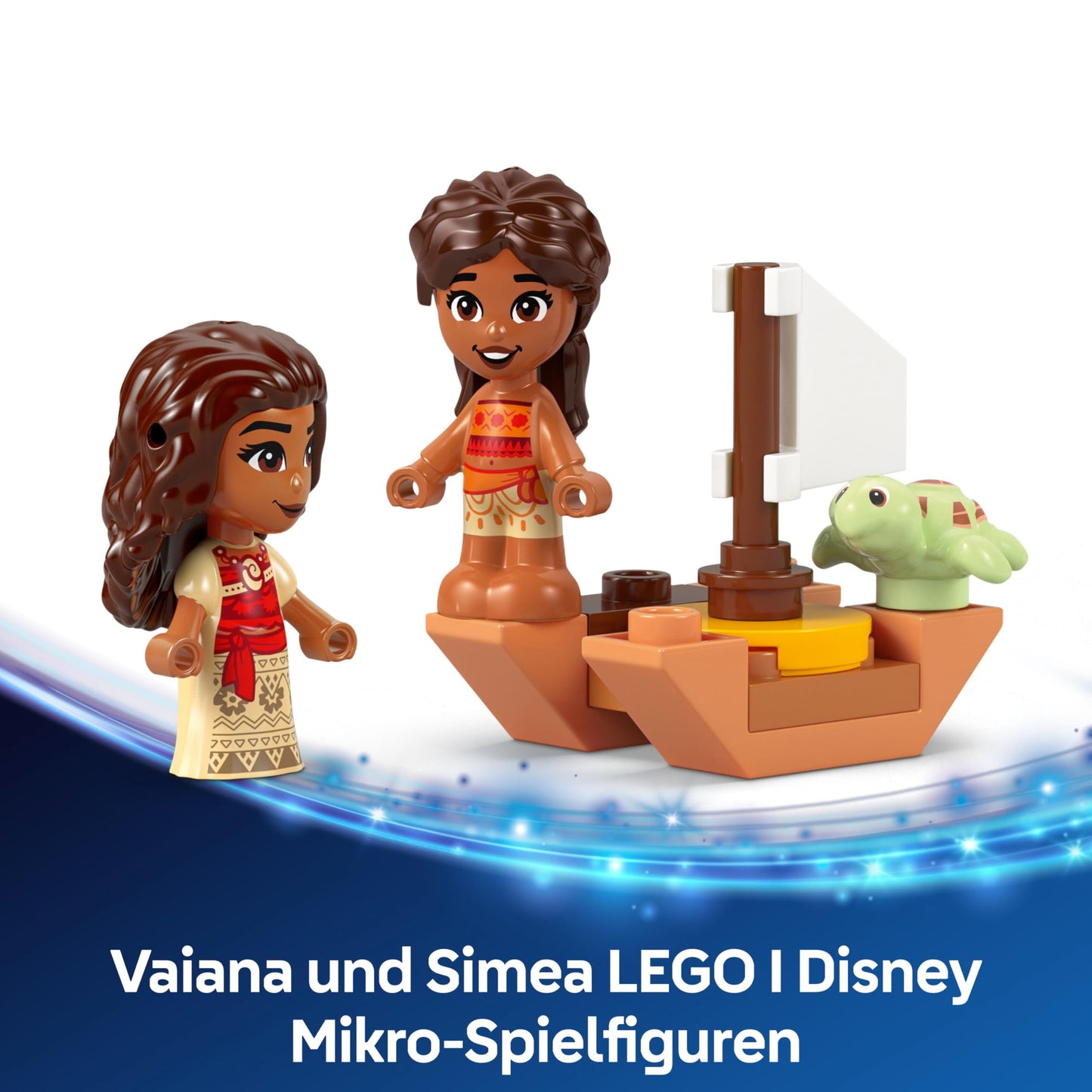 LEGO ǀ Disney Moana 2: Moana's Island Fun - Toy with 2 minifigures, a playhouse, a water slide & accessories - children's play set - birthday gift for girls aged 5 and over - 43260