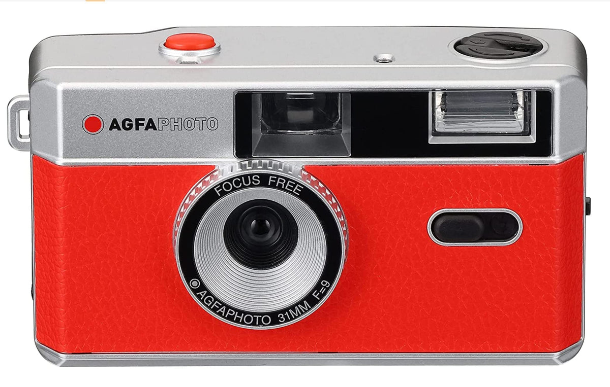 AgfaPhoto cameră foto analogică 35mm set negru (film B+W + baterie) - AG603001BA