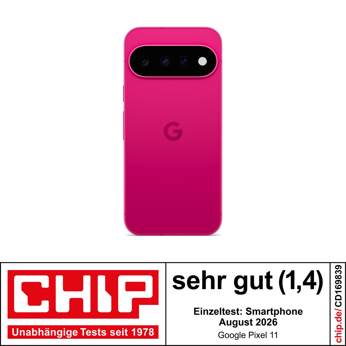 Google Pixel 11 - Smartphone without SIM lock - Hibiscus, 512GB - GA11818-GB