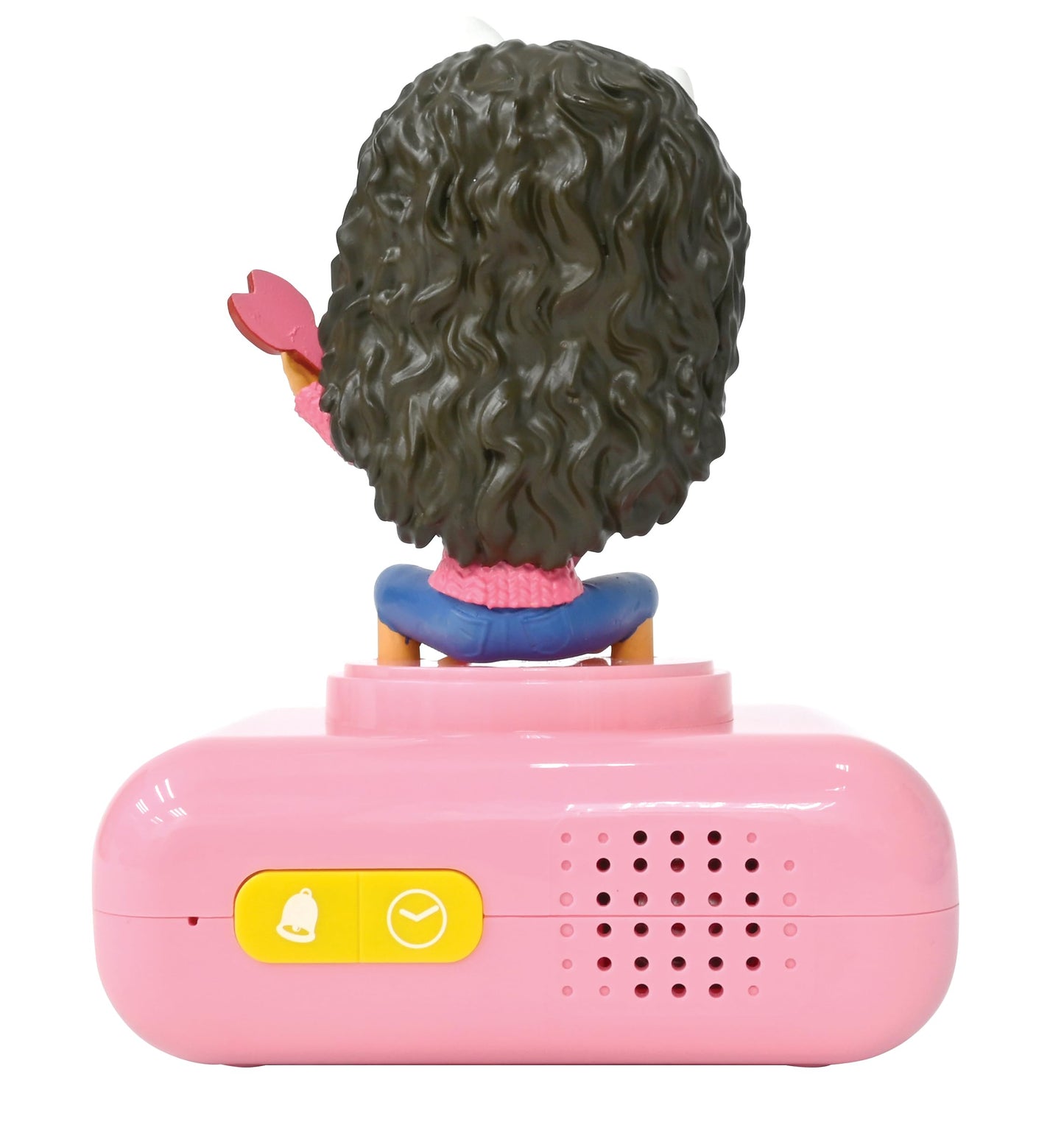 Lexibook, Gabby's Dollhouse, Gabby Night Light Alarm Clock, Sounds and Melodies, Backlit LCD Screen, Luminous, Snooze, Pink, RL800GDH