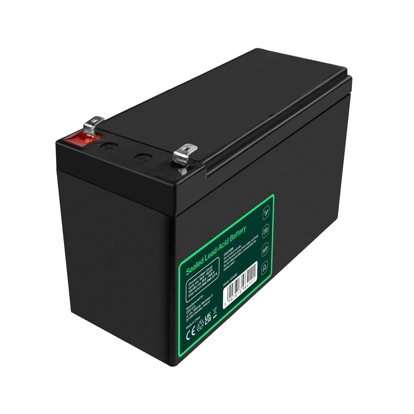 Green Cell® AGM 12V 10Ah battery fleece VRLA lead battery lead battery replacement battery gel battery battery cycle resistant unmanned UPS UPS emergency power UPS system UPS system backup battery battery backup - AGM50