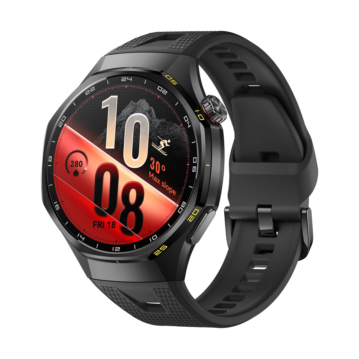 HUAWEI Watch GT 7 Pro Smartwatch, Titanium Alloy, ECG, GPS, 46 mm, Black - Atum-B49F